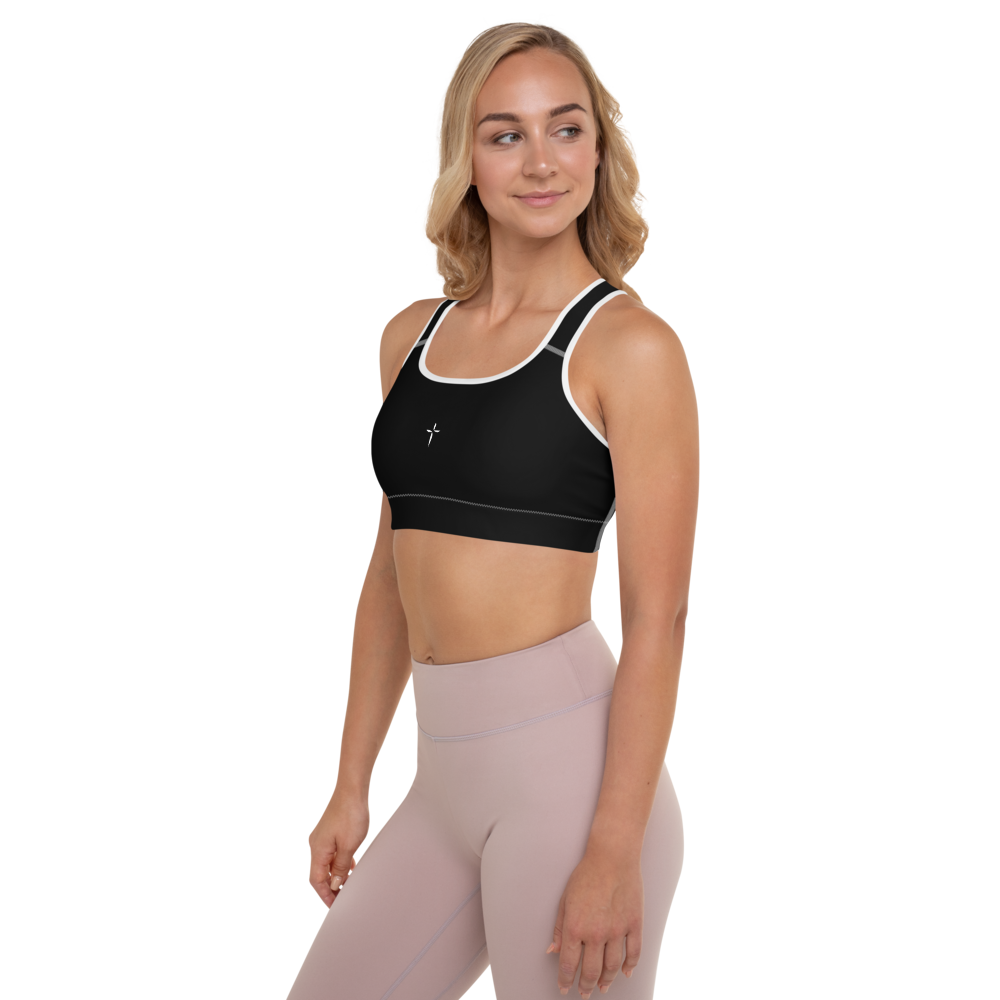 Padded Sports Bra Black